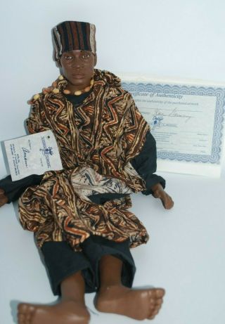 1996 Daddy Long Legs African American Amani Karen Germany 24 " Doll Dl36d