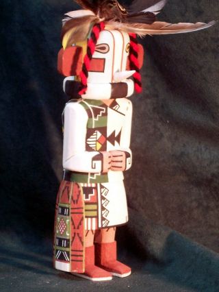 Hopi Kachina Doll - The Blue Kokopelli by Delbert Phillips - Ultra Rare 2