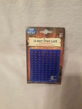Supermatic Strip Caps Legends Of The Wild West (blue) 4 Packs