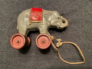 Old Toy Rope Pull Animal Attic Find Classic Kids