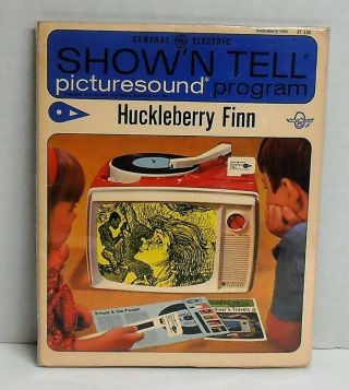 1964 General Electric Huckleberry Finn Show N Tell Record & Filmstrip St - 130