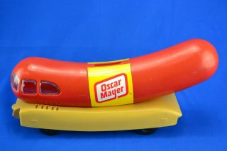 Large Plastic Oscar Mayer Vehicle Hot Dog Shaped Bank - Wienermobile 3
