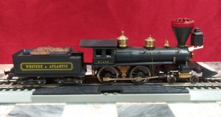 Vintage Ho Scale Pocher 4 - 4 - 0 Western & Atlantic Steam Locomotive & Tender