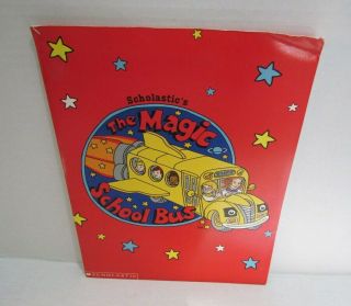 The Magic School Bus 1999 Press Kit Promo Folder Licensing Info.  Scholastic Tv