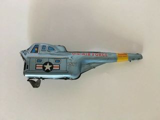 Vintage Sikorsky Tn Japan Tin Us Air Force Helicopter Body - Parts