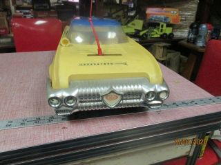 Vintage 1963 Dick Tracy Copmobile Ideal Toy 24” Cop Car - Or Restore
