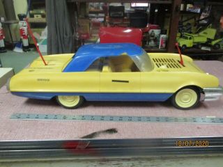 Vintage 1963 Dick Tracy COPMOBILE Ideal Toy 24” Cop Car - or Restore 3