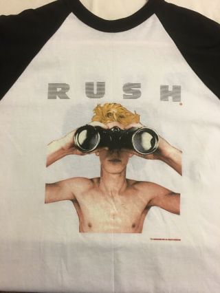 Vintage Never Worn Rush Power Windows Concert T - Shirt Xl