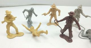 1950 ' s Roy Rogers Marx Playset Set of Cowboys 9 in Group 2