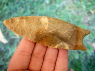 Fine Colorful 3 7/8 inch Missouri Clovis Point with Arrowheads Artifacts 3