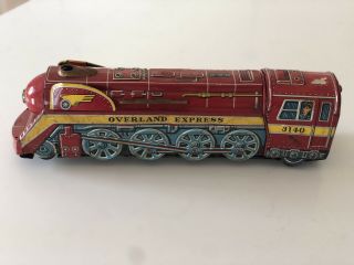 Vintage Modern Toys Japanese Overland Express Tin Train
