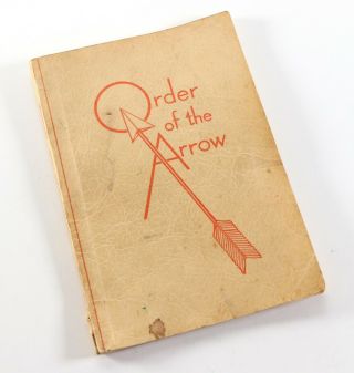 Vintage 1948 Handbook Order Of The Arrow Ao Boy Scout Bsa Lodge Officers Members