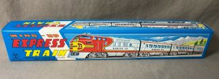 Wind - Up Express Metal Train " Rio Grande " Made In Japan