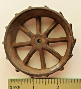 Cast Iron Spoked Wheel For Antique Toy Tractor 2 1/2 " Diameter