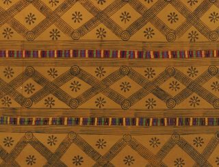 Adinkra Symbols Ashanti cloth African art Ghana fabric hand stamped West Africa 3