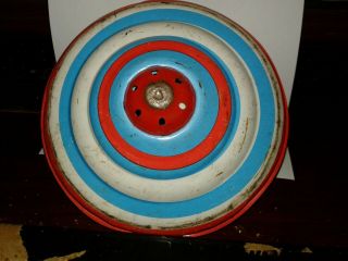VINTAGE CHEIN LITHO SPINNING TIN TOY TOP MADE IN USA 3