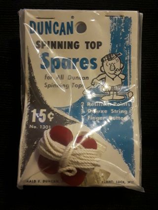 Duncan Spin Top Spares,  3 Pack,  No.  1301,  N.  O.  S.  1960 