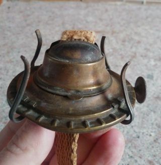Vintage 19th C.  1 P&a Eagle Oil Kerosene Lamp Burner Look 2 1/2 " Fit Chimney