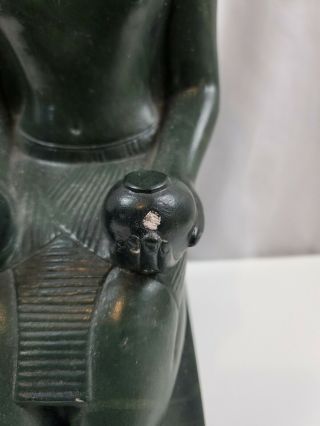 Alva Museum Replicas 1977 Kneeling Pharaoh Egyptian Statue - Polystone 2