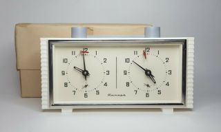Vintage Russian Chess Tournament Mechanical Clock Timer Made In Ussr