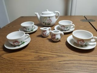 Vintage Child’s Miniature Toy China Tea Set - Made In Japan