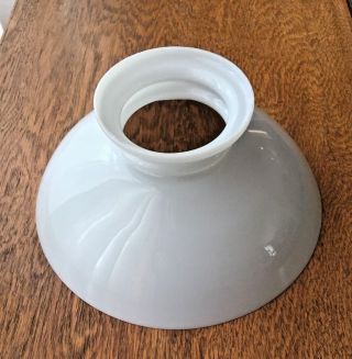 Unique Antique Milk Glass Gas Pendant Light Shade