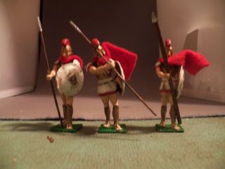 Athena 60mm Greek Standing With Spear Set Of Three Collector Conversion