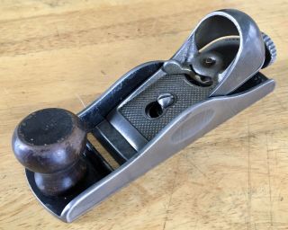 Stanley No.  61 Low Angle Block Plane,  Highly Collectible Vintage Hand Plane