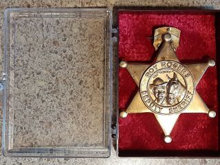 1950 Roy Rogers Deputy Sheriff Badge with Whistle Quaker Oats Cereal Premium 3