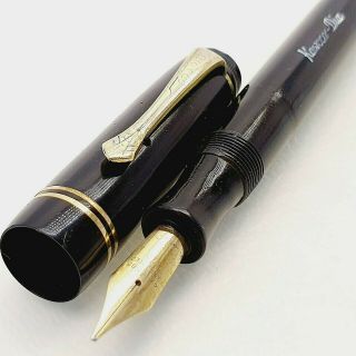 Vintage Kaweco Dia 85 M Fountain Pen Piston Filler W 14 K Gold Nib