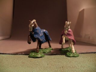 Britains Swoppet Knight Horses Set of Two 2