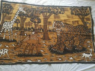 Authentic African Handwoven Pictured Mud Cloth Fabric From Mali 64 