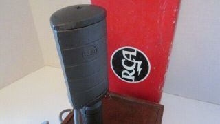 Vintage 1940 ' s RCA Microphone MI - 12045B SK - 45A WITH BOX PA MIC / HAM 3