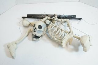 (s) Vintage Skeleton Marionette - Hand Painted