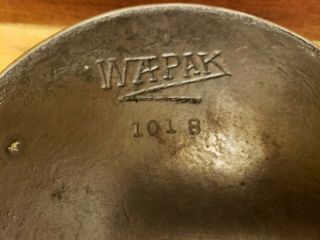 Vintage Wapak Cast Iron Skillet Z Mark 8 101b W/ Heat Ring