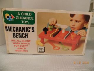 Vintage Child Guidance Toy Mechanics Bench No.  270 By Questor -
