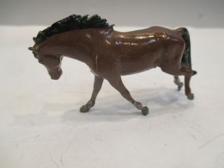 Vintage Antique Johillco/britain/england Solid Lead Cast Farm Animal Horse