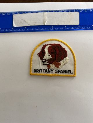 Brittany Spaniel Patch Dog