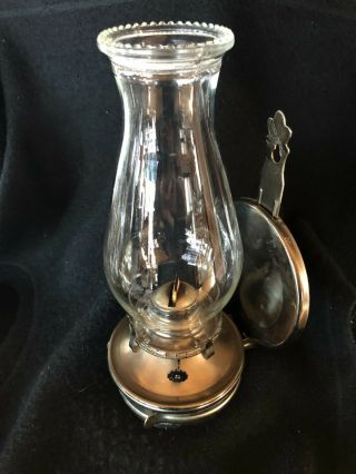 Lamplighters Farm Kerosene Oil Lamp With Wall Mount And Reflector
