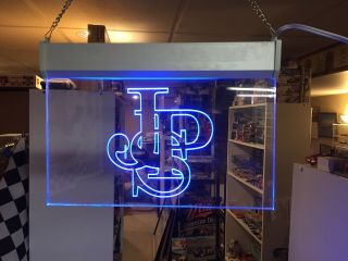 12 " X 7 " Lighted Neon Sign John Player Special F1 Auto Racing Cars Jps Logo