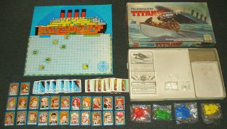 Vintage 1976 The Sinking Of The Titanic Board Game Complete By Ideal (poor Box)