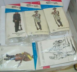 5 - Vintage Squadron Rubin Miniatures Soldiers Models 1/32 French Fusilier,  Wurtemb