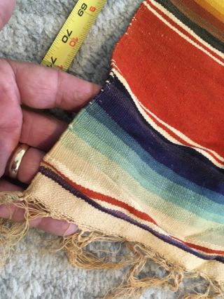 Vintage Mexican Indian Blanket 1930’s 3