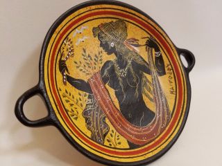 Venus Aphrodite Greek Goddess Rare Hellenic Ancient Art Pottery Tray Kylix