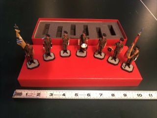 Vintage Military Marching Band Toy Lead Soldiers