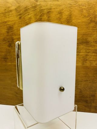 Vintage Underwriters Laboratories Bathroom Wall Sconce Light Fixture 7 " Long