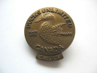 1993 Ducks Unlimited Canada - Lapel Pin - Bronze Sponsor - 5 Year Pin