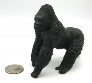 Schleich Male Gorilla Silverback Adult 2015 Ape Animal Figure 14770