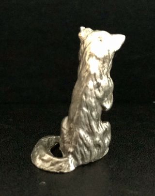 Pewter FOX Wild Animal Silver Metal Statue Figurine S 2