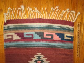 Zapotec Handmade Native American Indian Rug w/ Orig Tag (23 